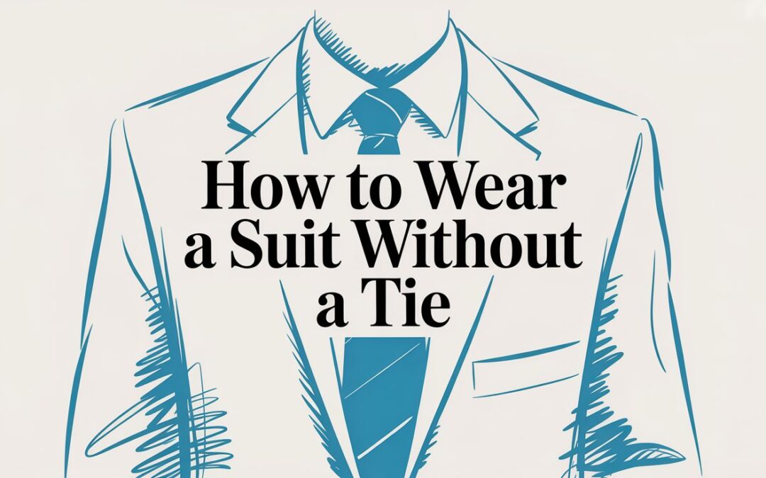 How to Wear a Suit Without a Tie