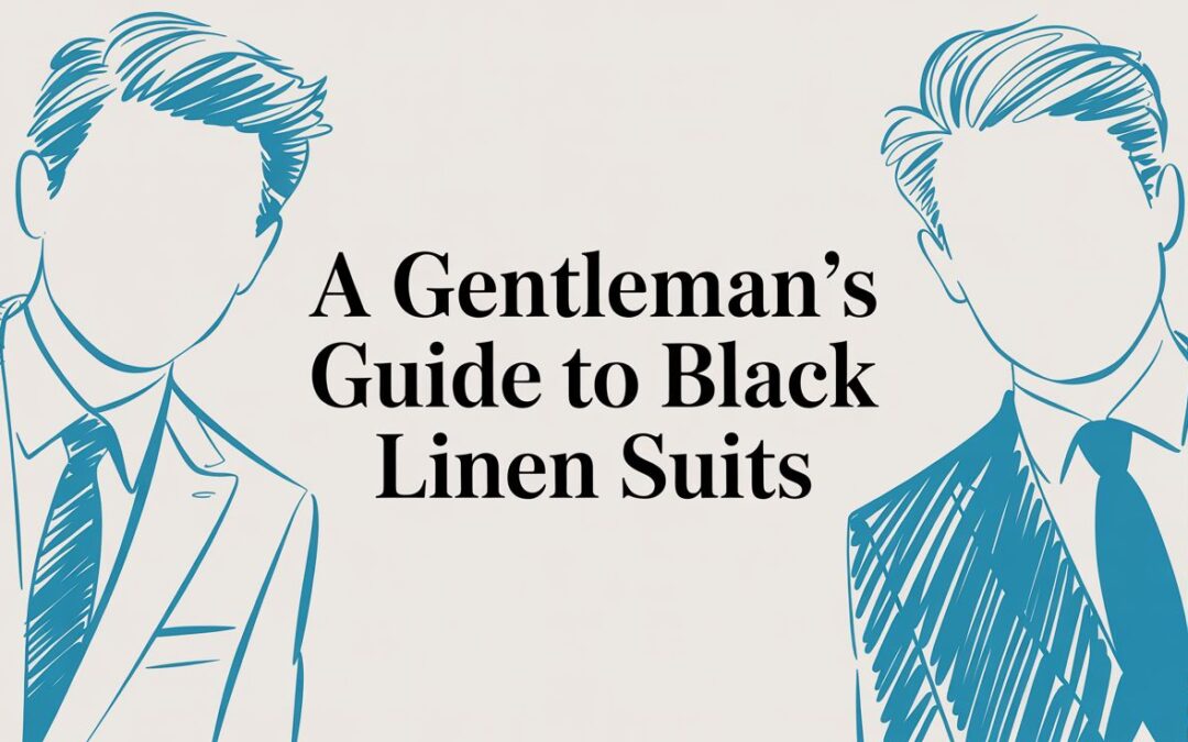 A Gentleman’s Guide to Black Linen Suits