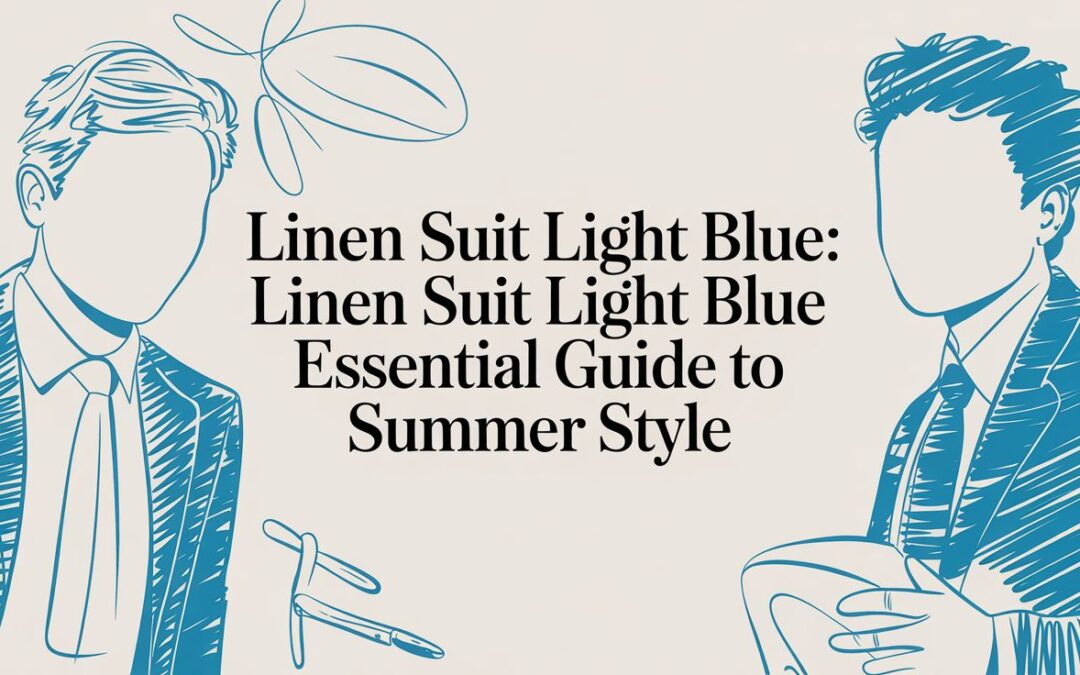 Linen Suit Light Blue: Essential Guide to Summer Style