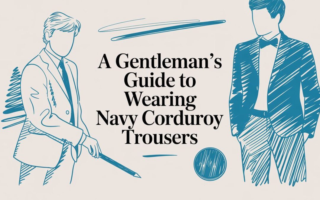 A Gentleman’s Guide to Wearing Navy Corduroy Trousers