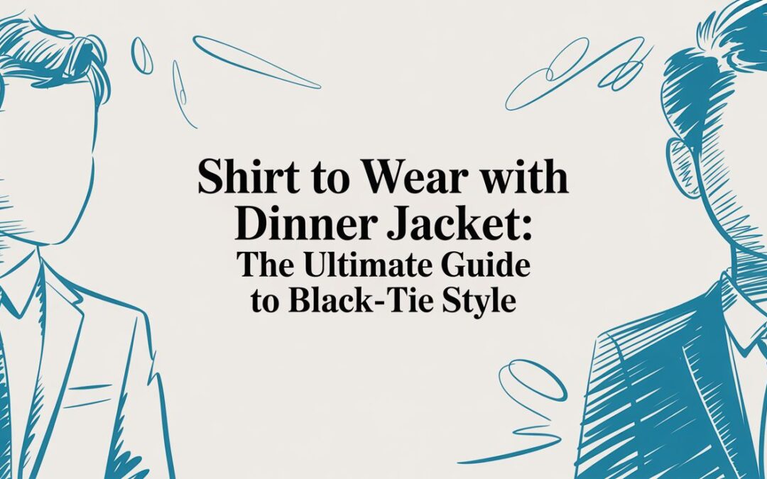 Shirt to Wear With Dinner Jacket: The Ultimate Guide to Black-Tie Style