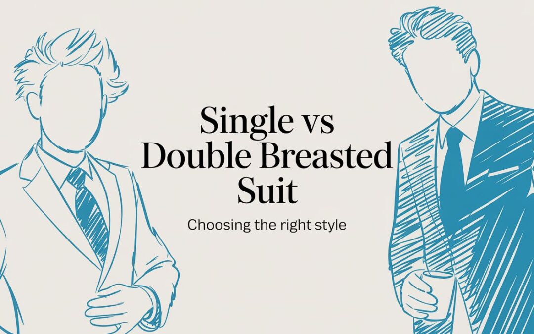 Single vs Double Breasted Suit Choosing the Right Style