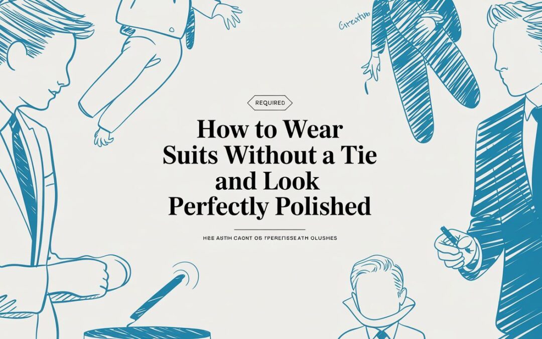 How to Wear Suits Without a Tie and Look Perfectly Polished