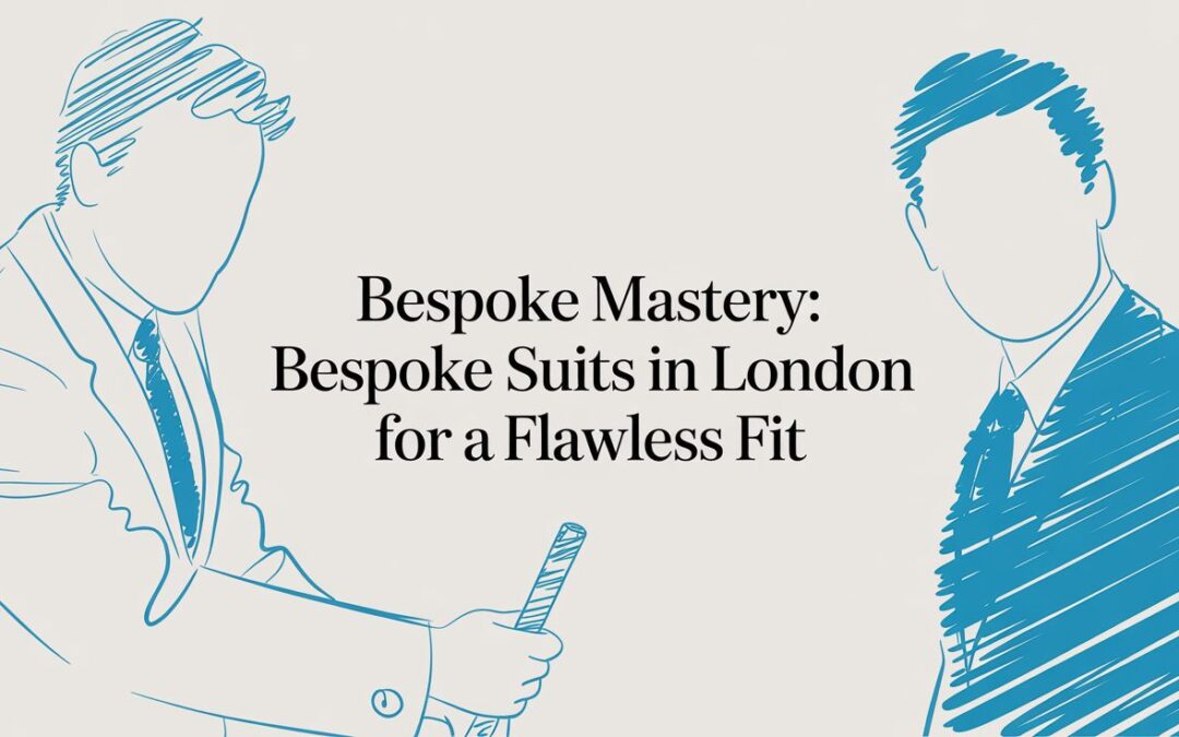 Bespoke Mastery: bespoke suits in london for a flawless fit