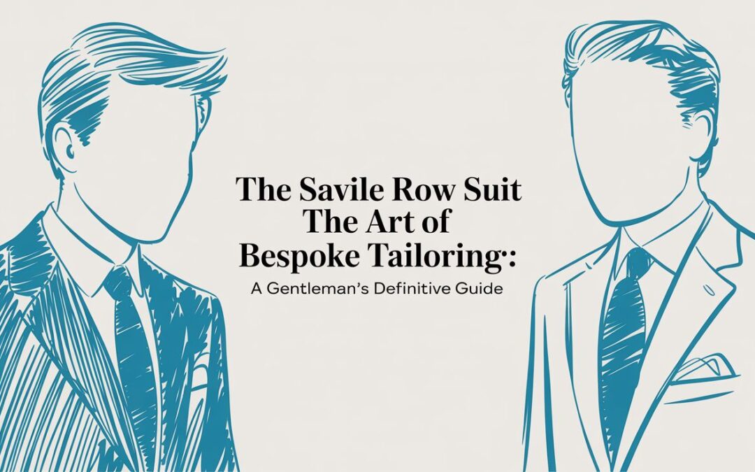 The Savile Row Suit the art of bespoke tailoring: A Gentleman’s Definitive Guide