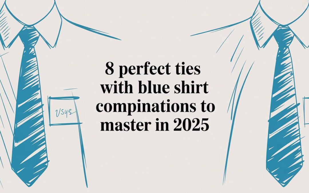 8 Perfect Ties with Blue Shirt Combinations to Master in 2025