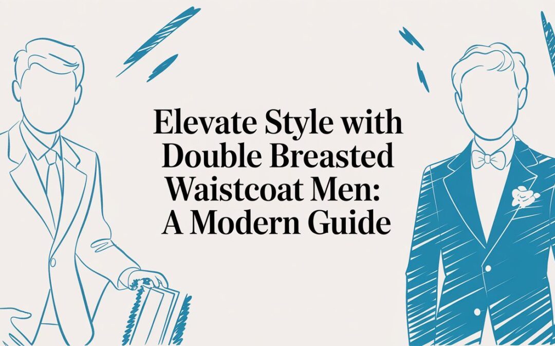 Elevate Style with double breasted waistcoat men: A Modern Guide