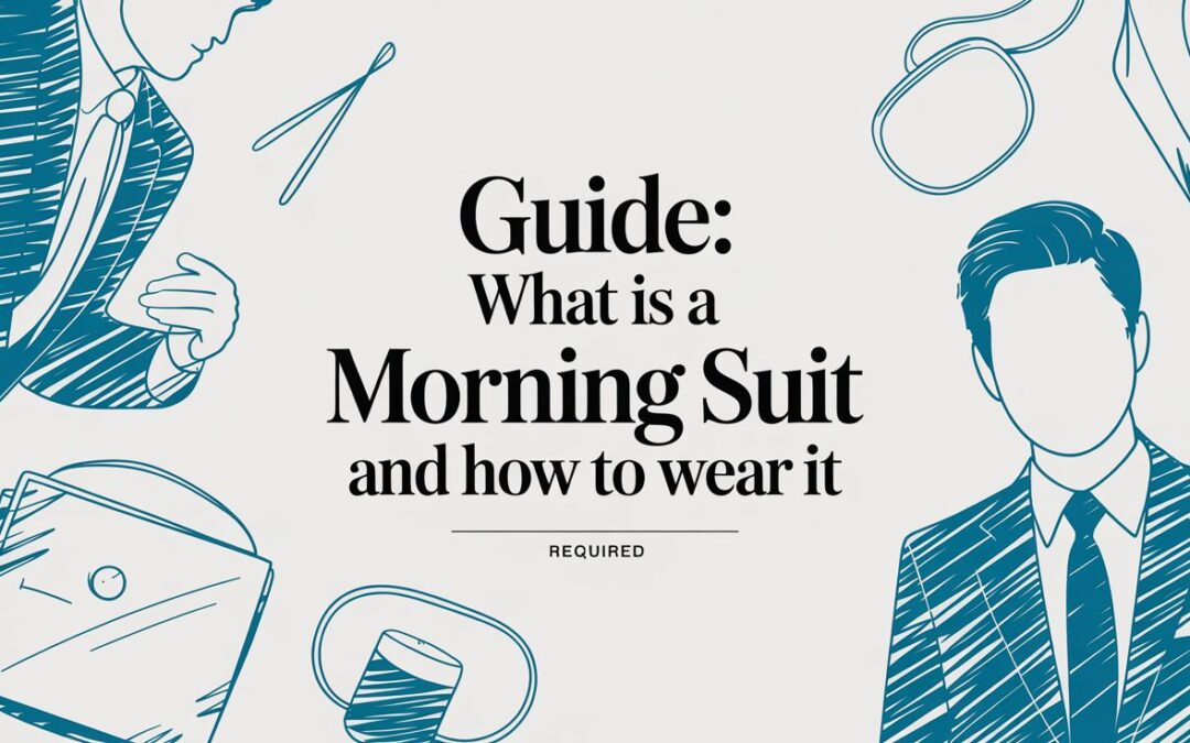 Guide: what is a morning suit and how to wear it