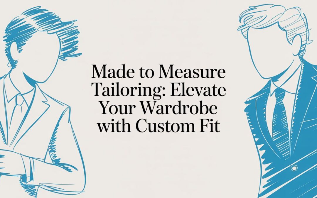 Made to measure tailoring: Elevate Your Wardrobe with Custom Fit