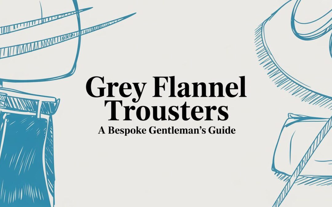 Grey Flannel Trousers: A Bespoke Gentleman’s Guide