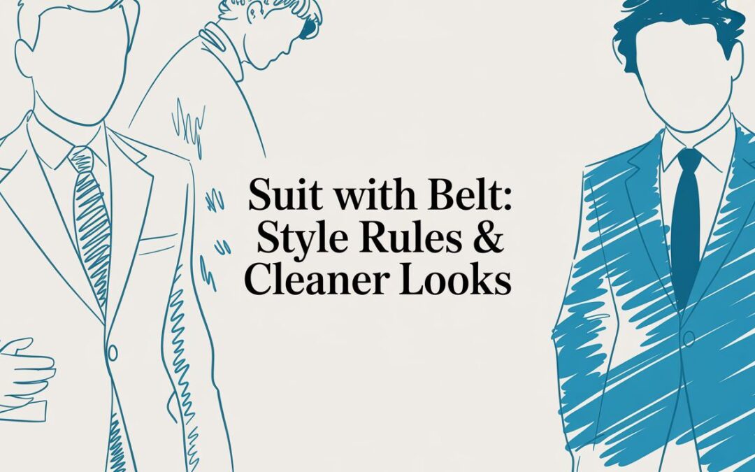 Suit With Belt: Style Rules & Cleaner Looks