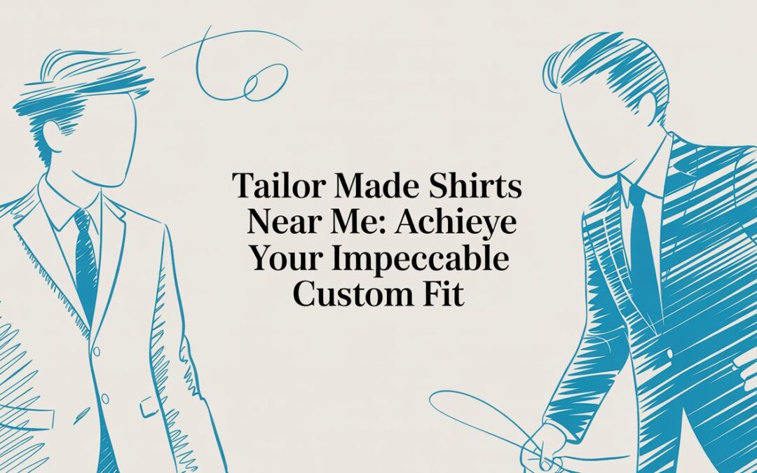 Tailor Made Shirts Near Me: Your 2026 Guide to a Perfect Custom Fit