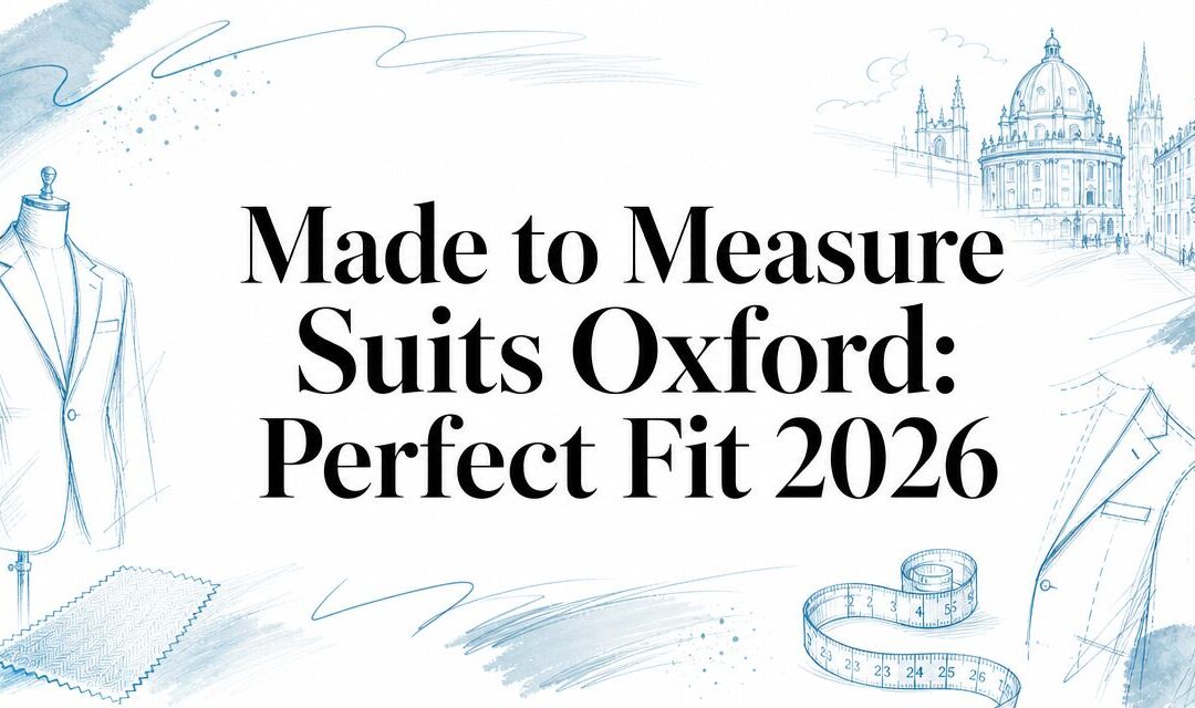 Made to Measure Suits Oxford: Perfect Fit 2026