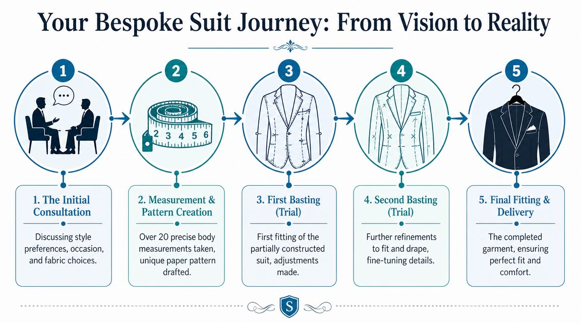 The Bespoke Journey From Consultation to Final Fitting