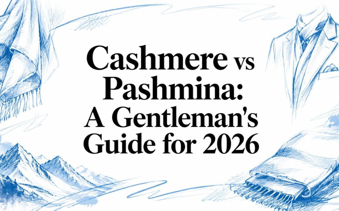 Cashmere vs Pashmina: A Gentleman’s Guide for 2026