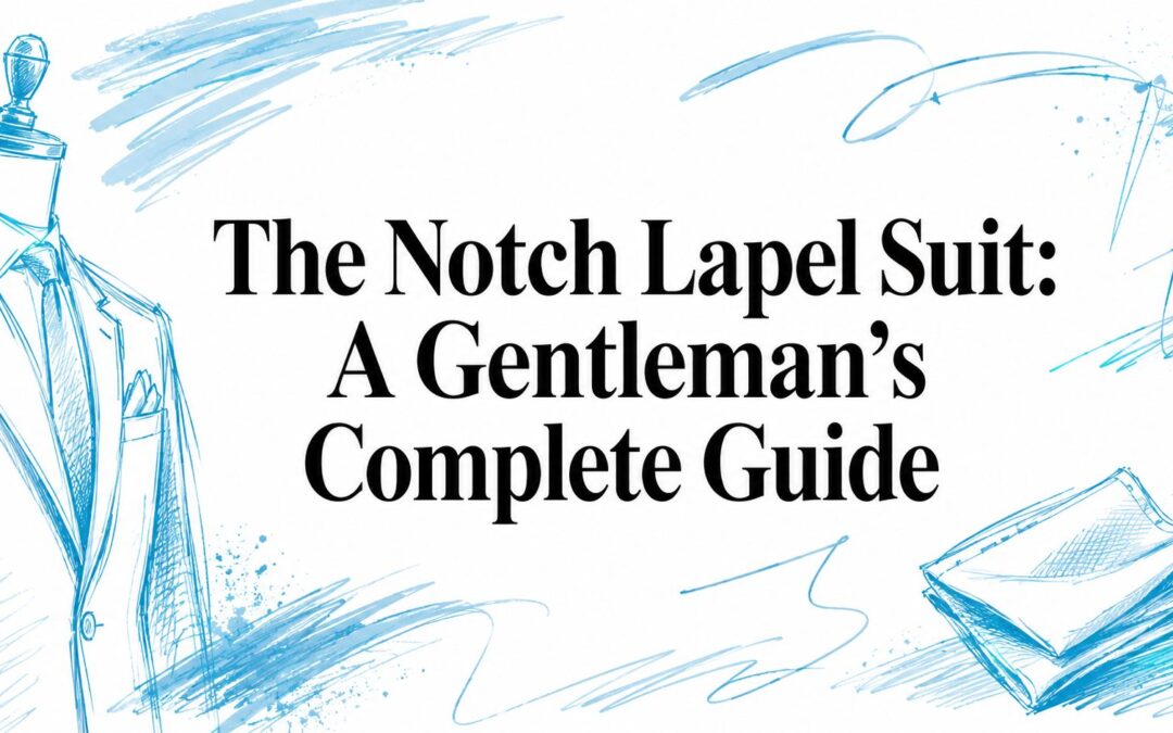 The Notch Lapel Suit: A Gentleman’s Complete Guide
