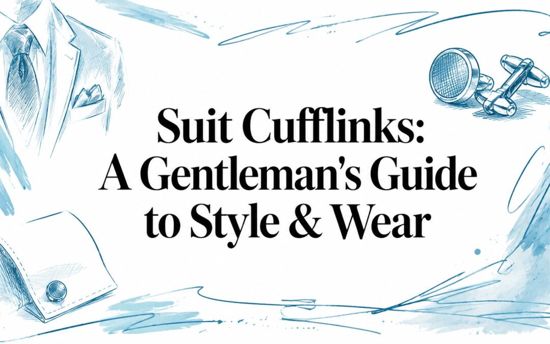 Suit Cufflinks: A Gentleman’s Guide to Style & Wear