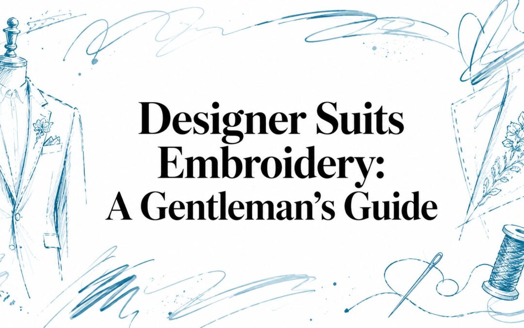 Designer Suits Embroidery: A Gentleman’s Guide