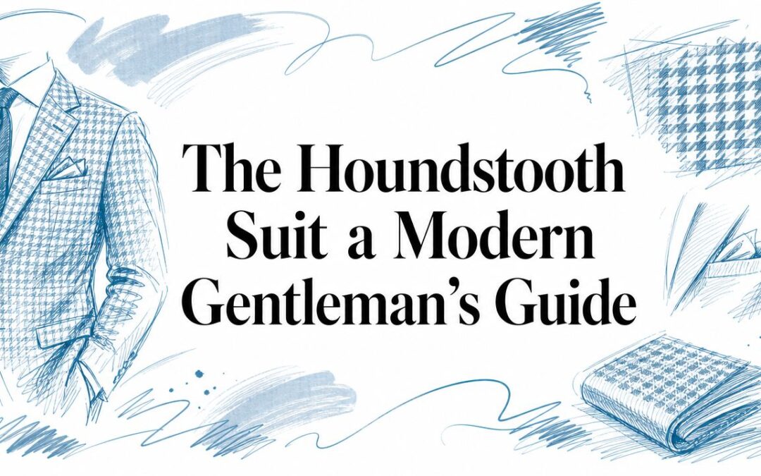 The Houndstooth Suit a Modern Gentleman’s Guide