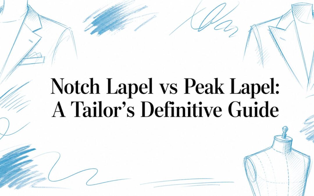 Notch Lapel vs Peak Lapel: A Tailor’s Definitive Guide