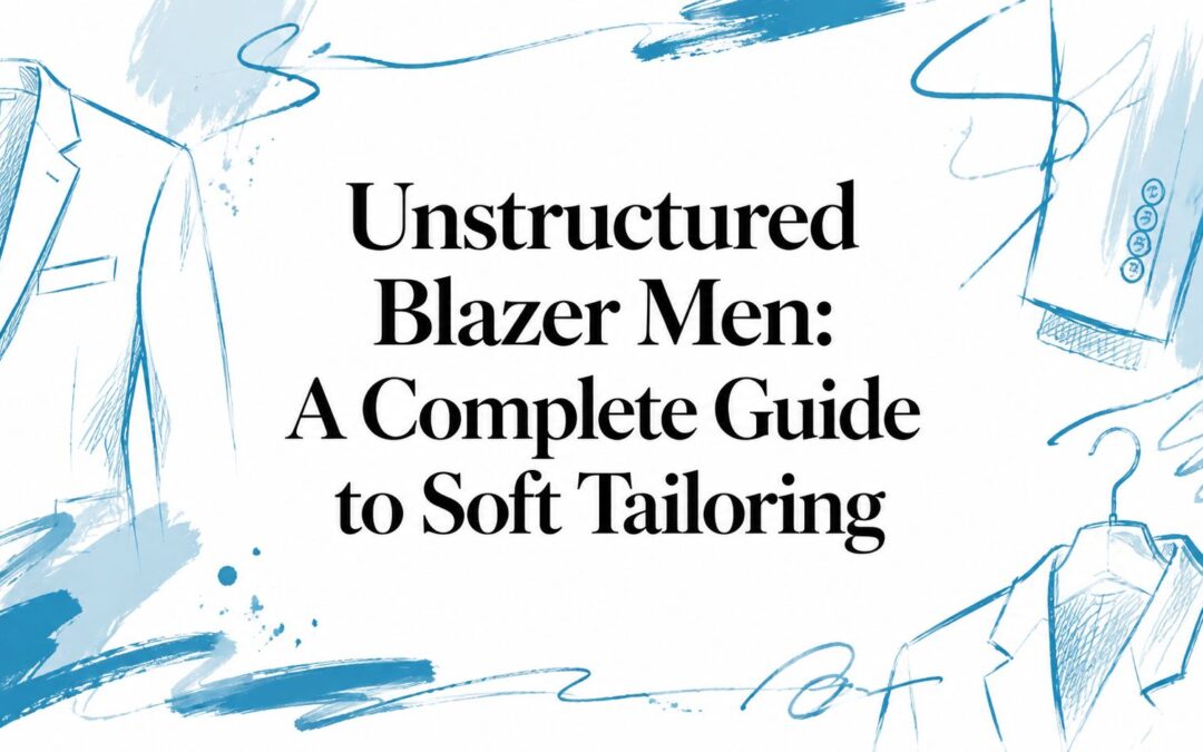 Unstructured Blazer Men: A Complete Guide to Soft Tailoring