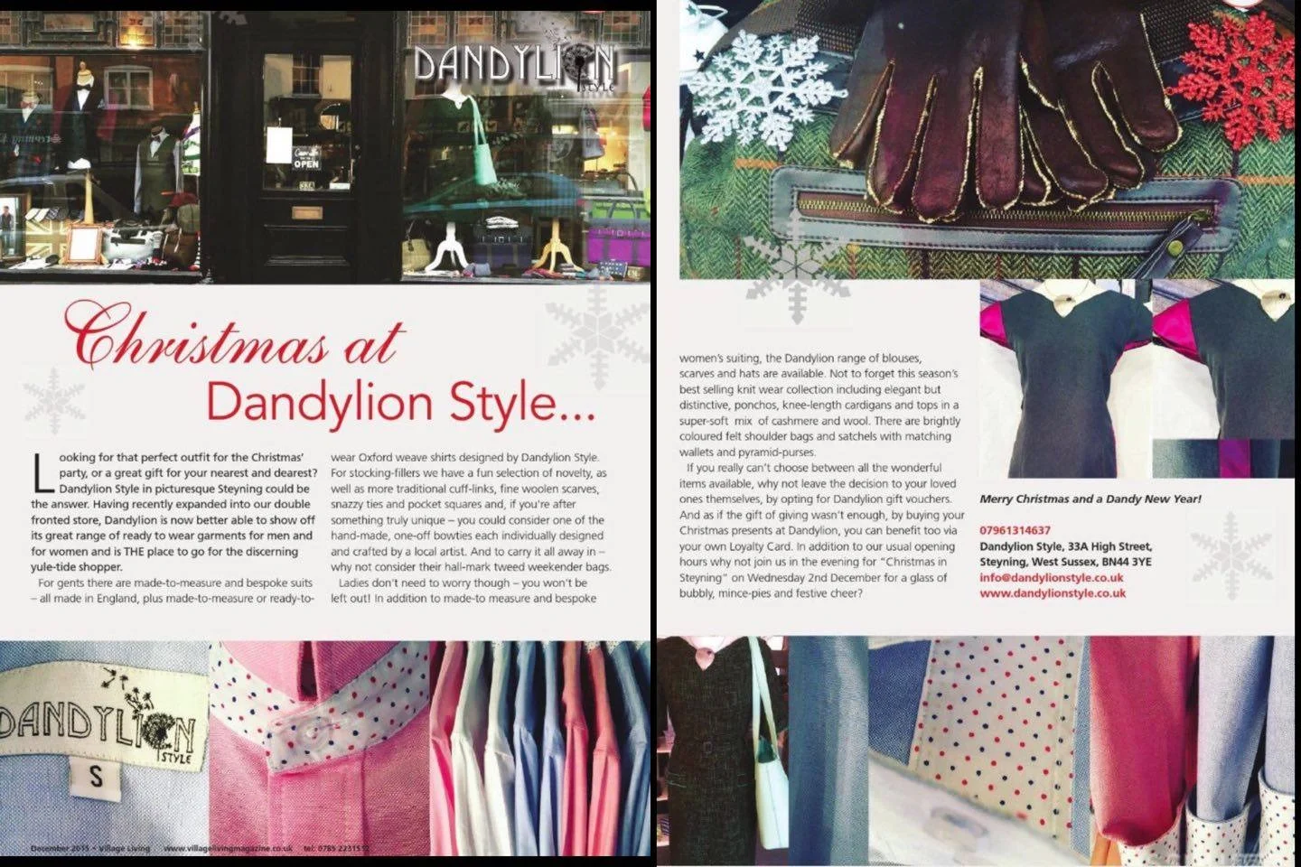 Dandylion Style Christmas Article