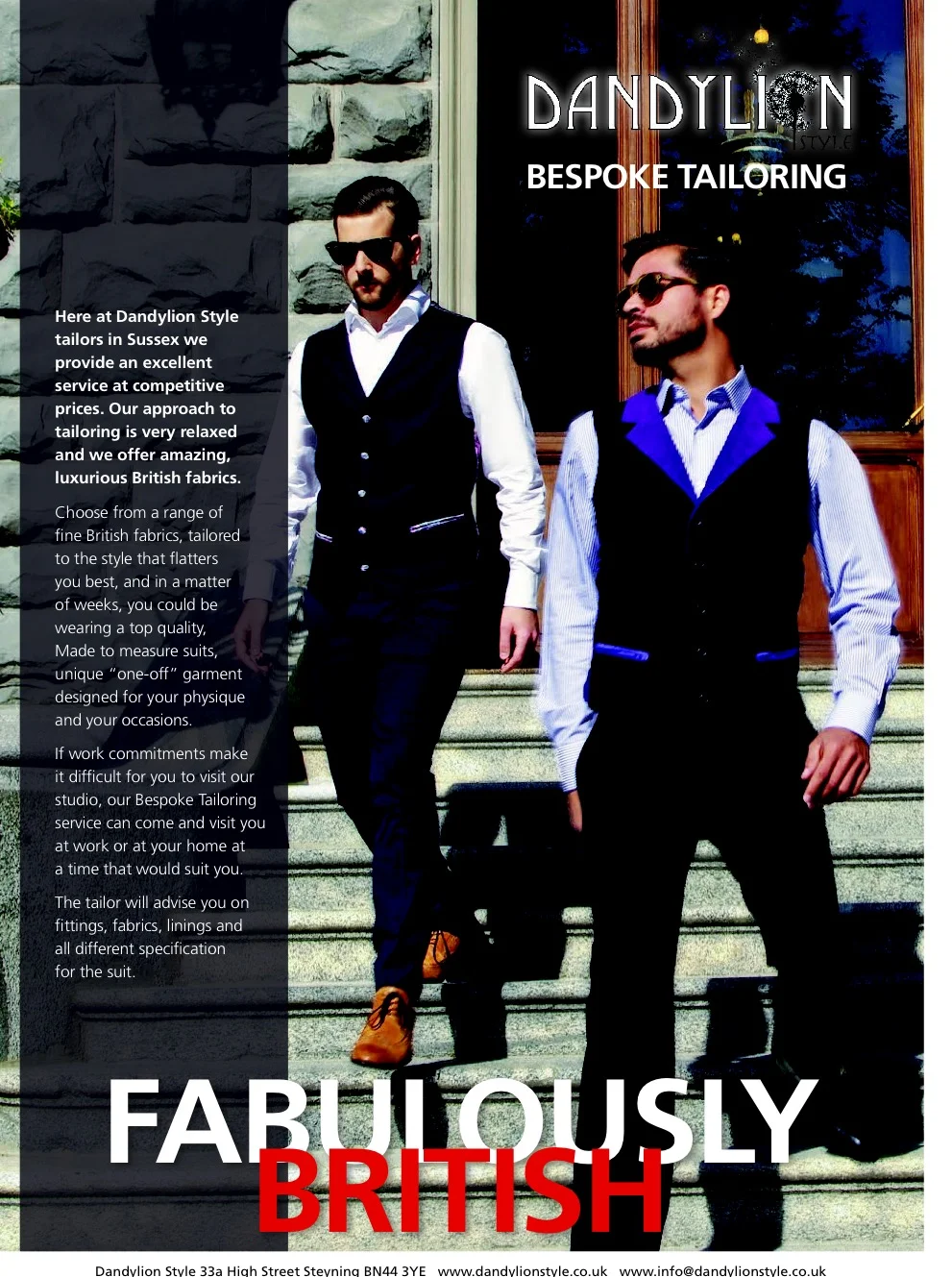 Dandylion Style Bespoke Tailoring