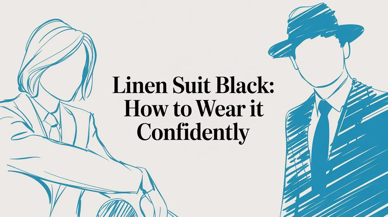 Linen Suit Black: How to Wear It Confidently