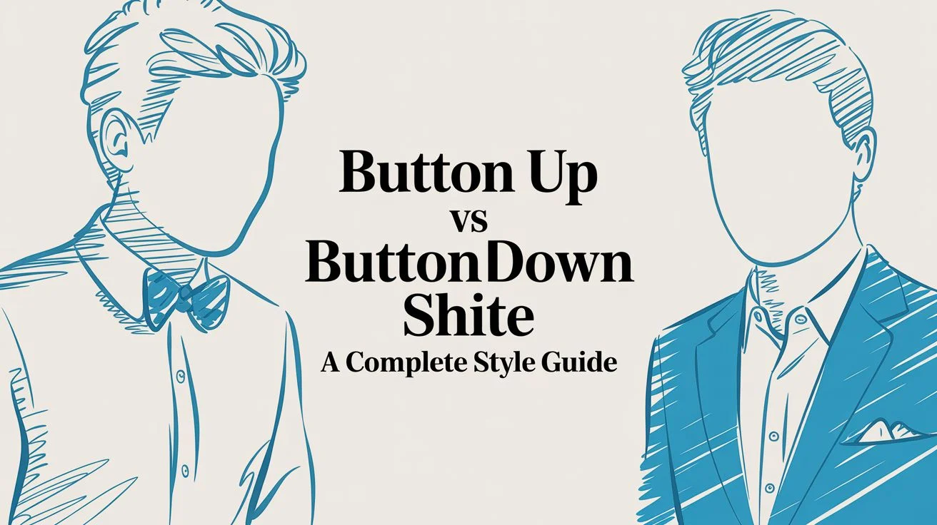 Button up vs button down shirt shirt comparison