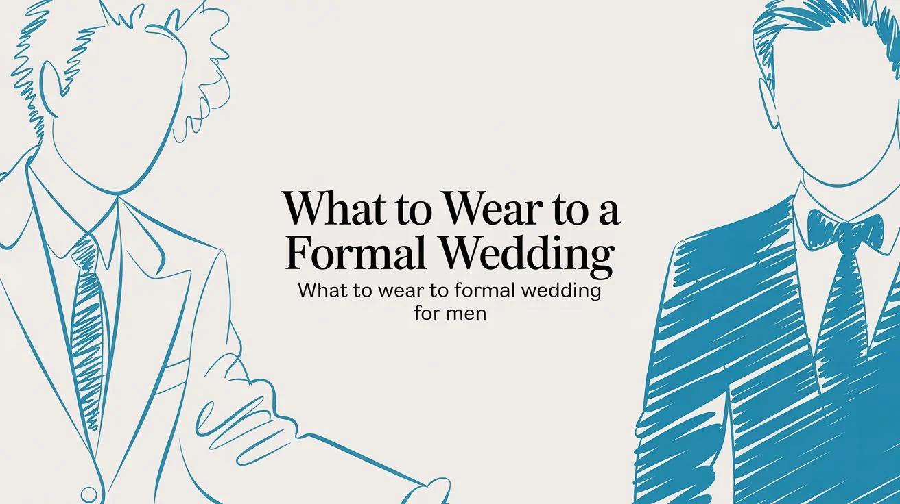 What to wear to formal wedding mens formal wear