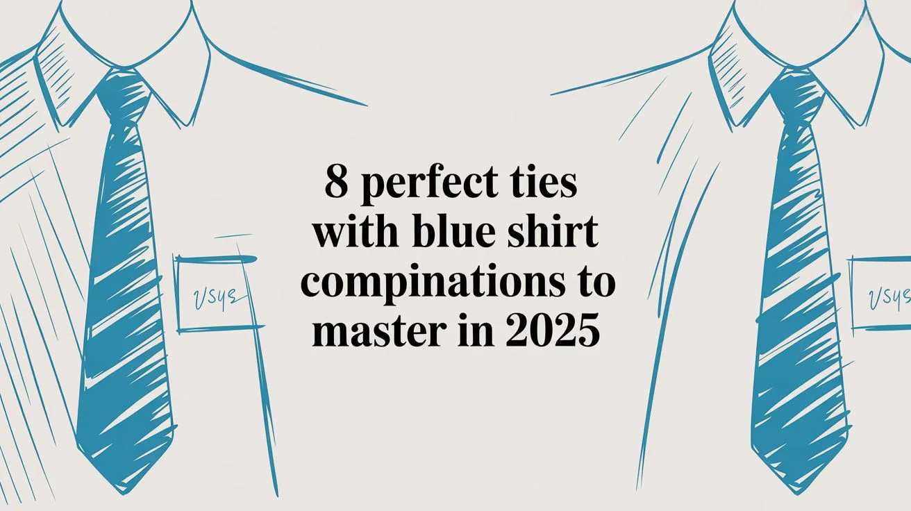 Ties with blue shirt tie combinations