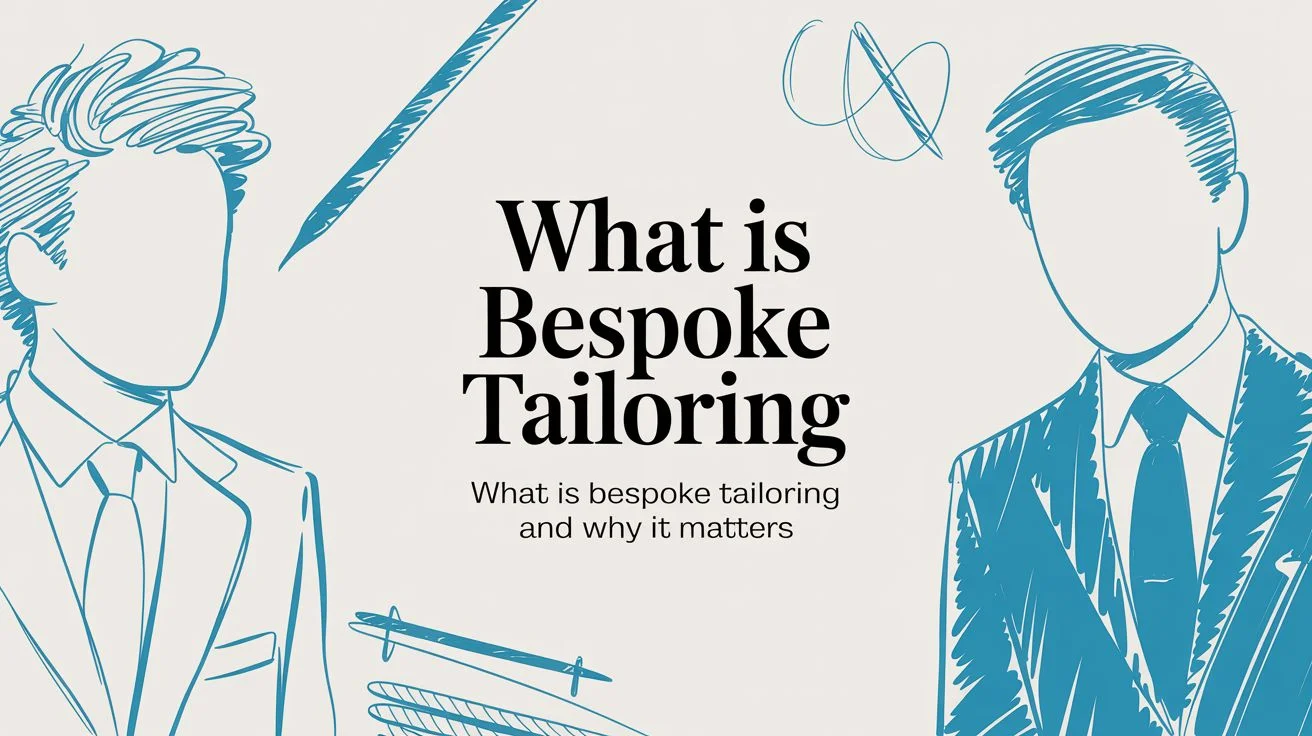 What is bespoke tailoring tailoring illustration