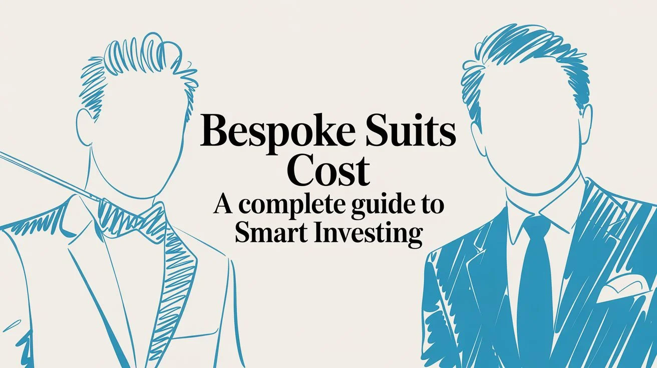 Bespoke suits cost suit sketch