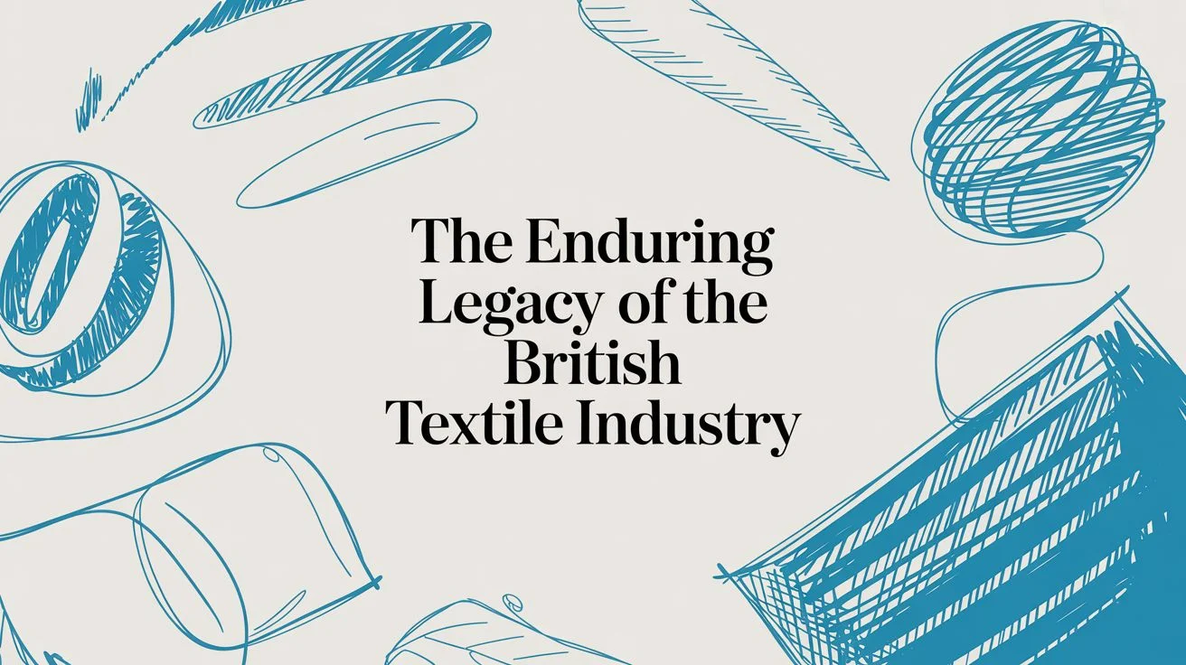 British textile industry textile sketches