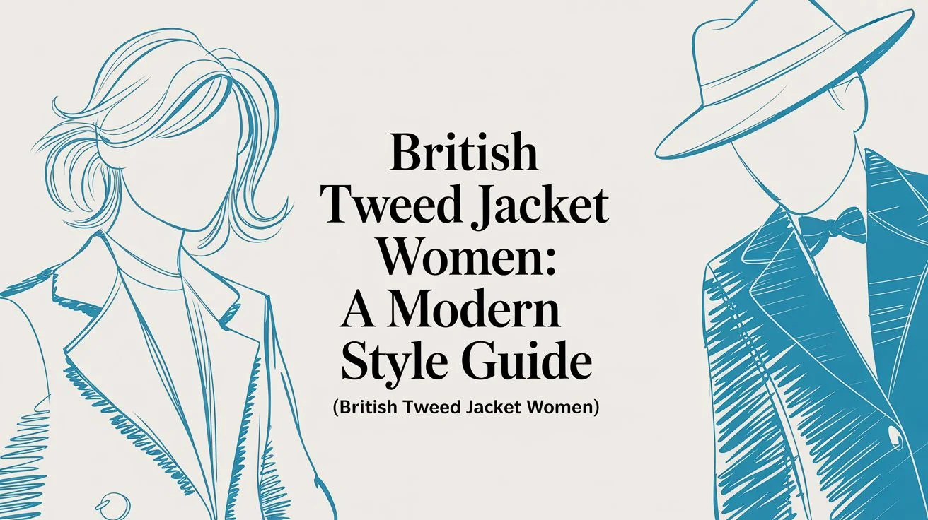 British tweed jacket women fashion guide