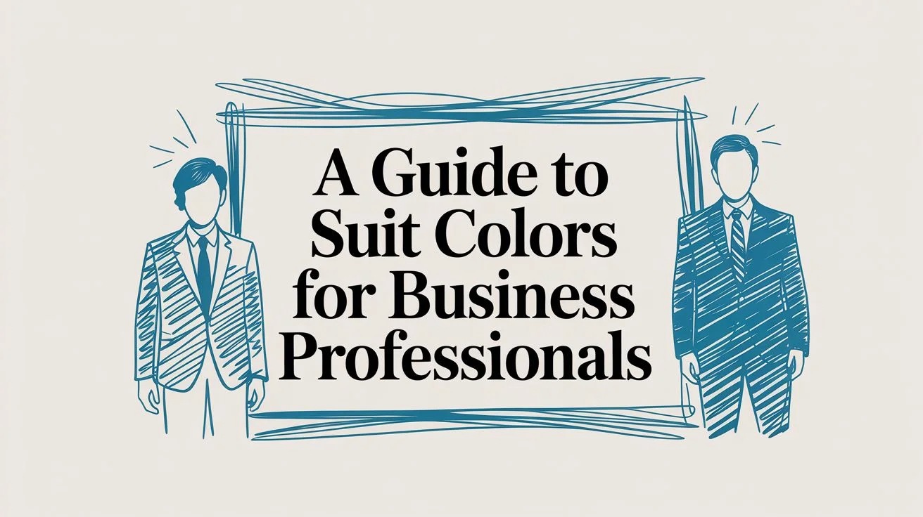 Suit colors for business suit guide