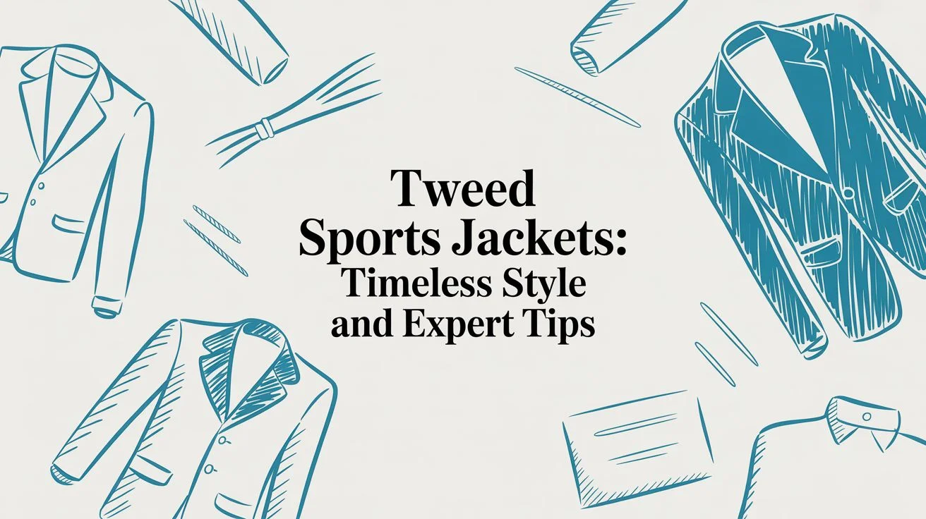 Tweed sports jackets tailoring art
