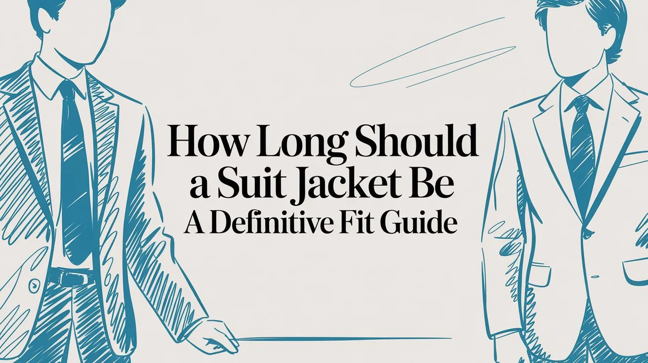 How long should a suit jacket be suit guide