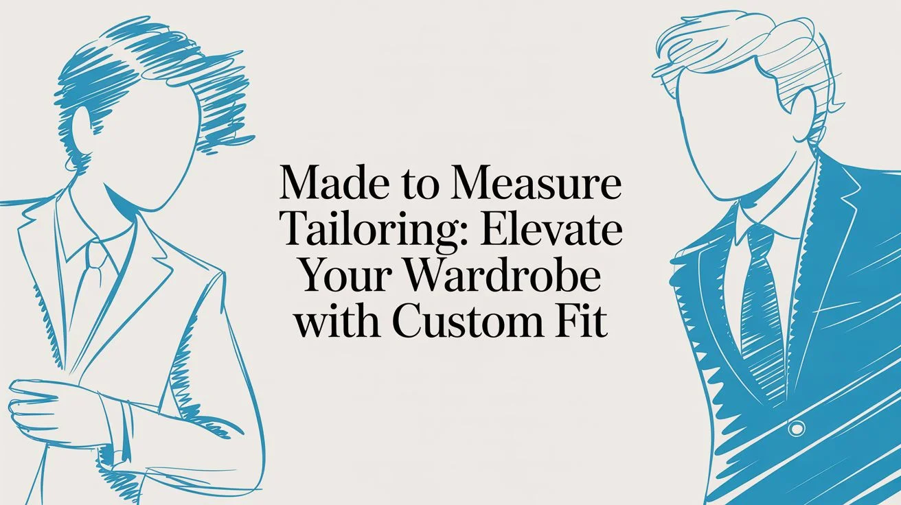 Made to measure tailoring custom suits