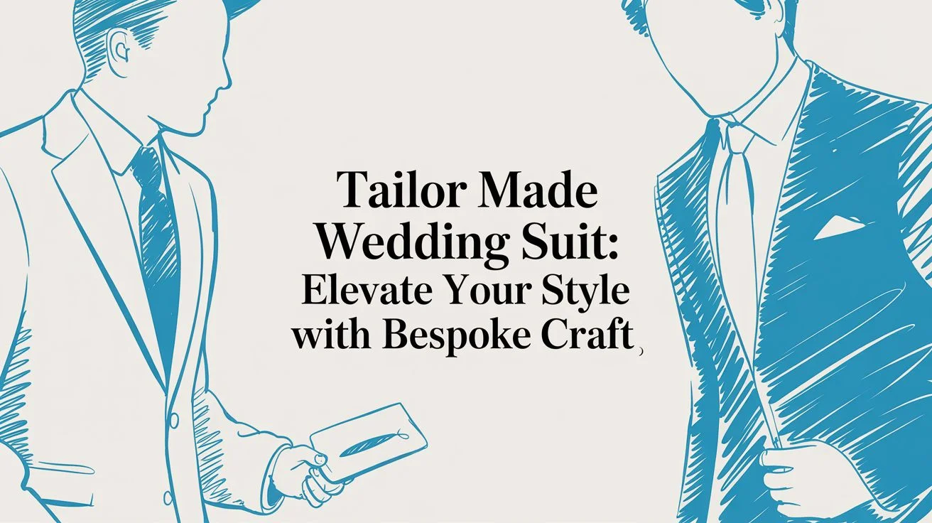 Tailor made wedding suit wedding suits
