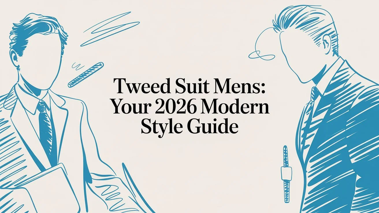 Tweed suit mens mens style