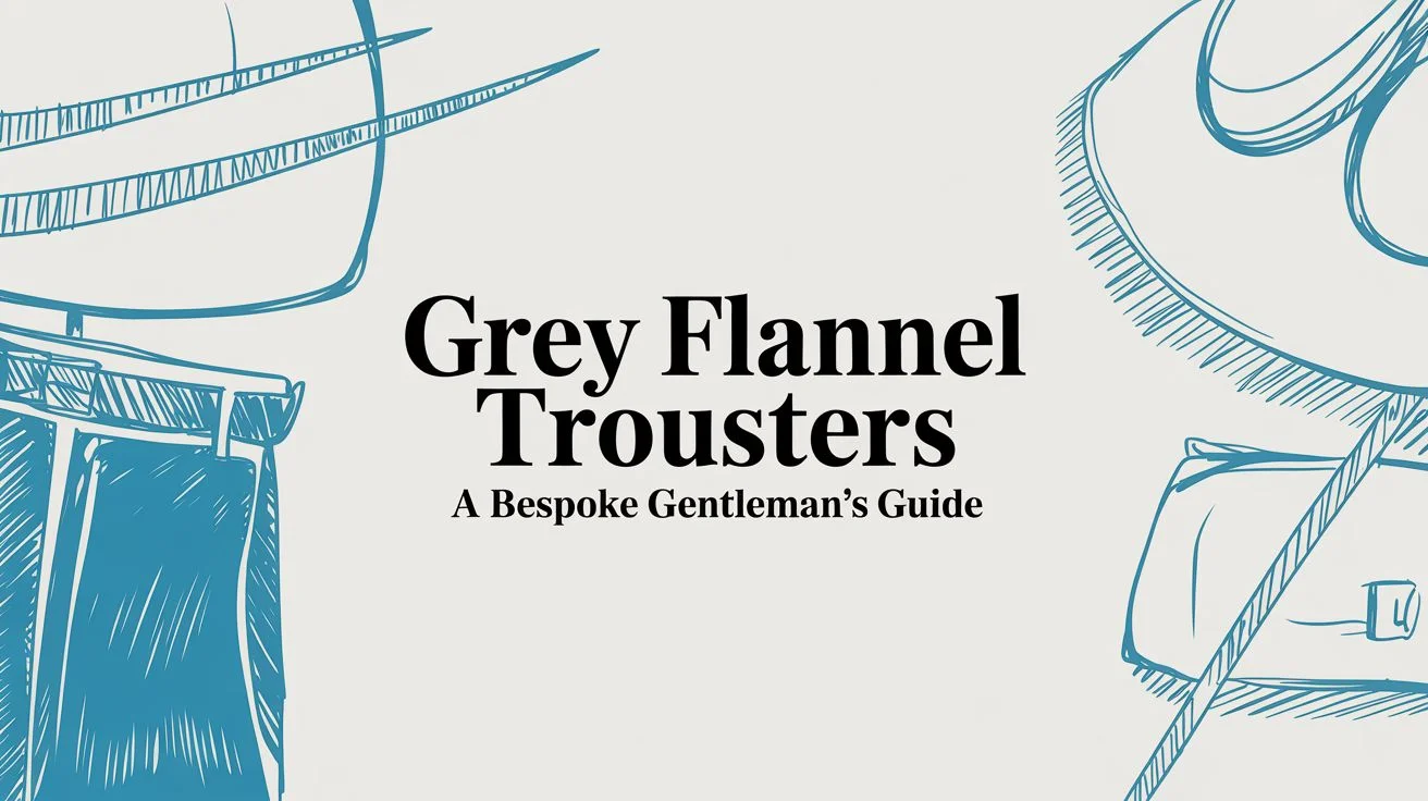 Grey flannel trousers mens style