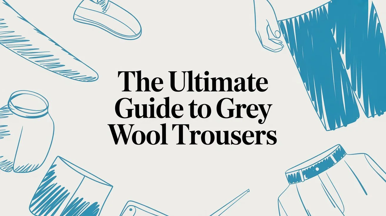 grey-wool-trousers-graphic-illustration Grey wool trousers graphic illustration