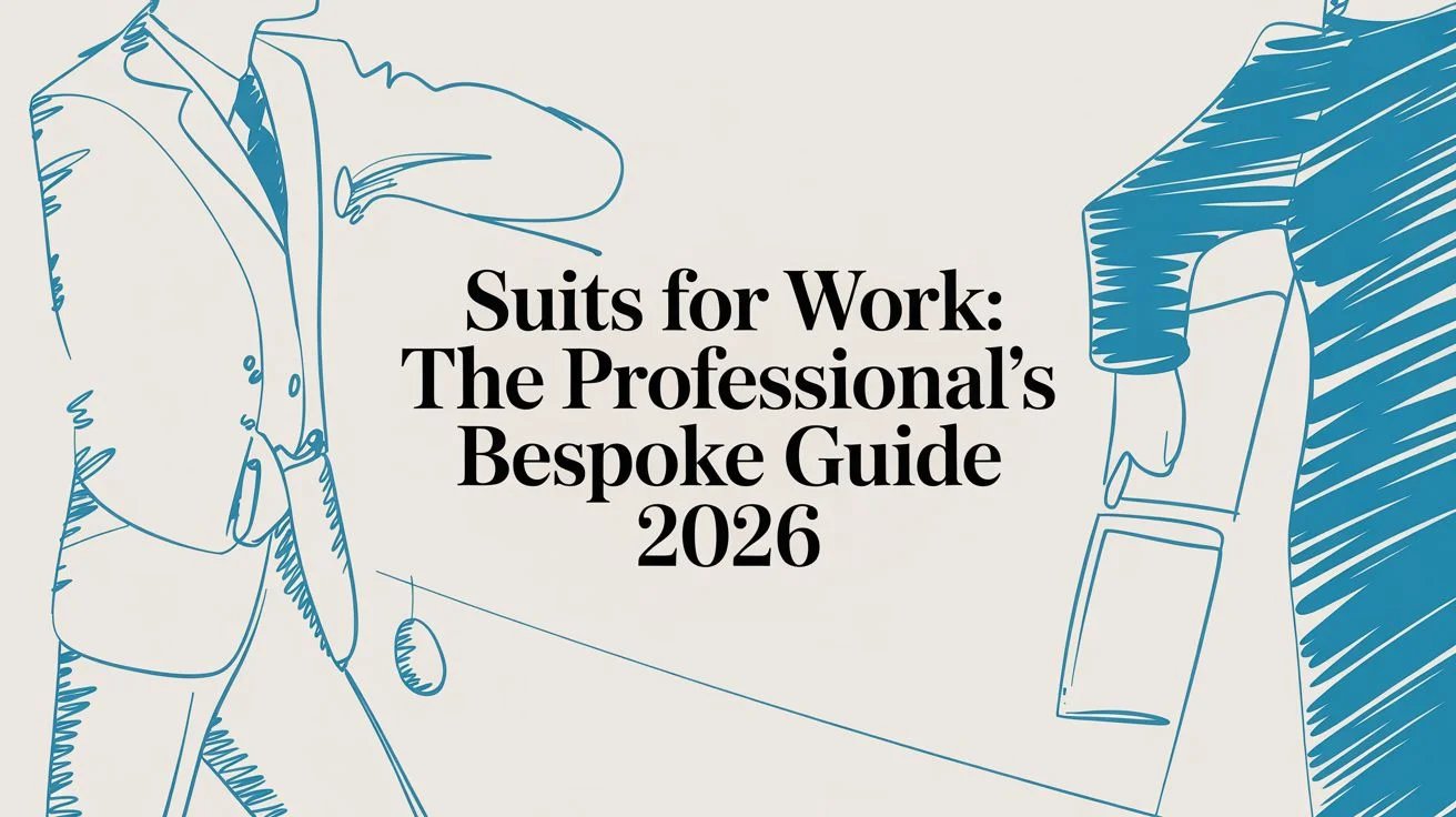 Suits for work business illustration