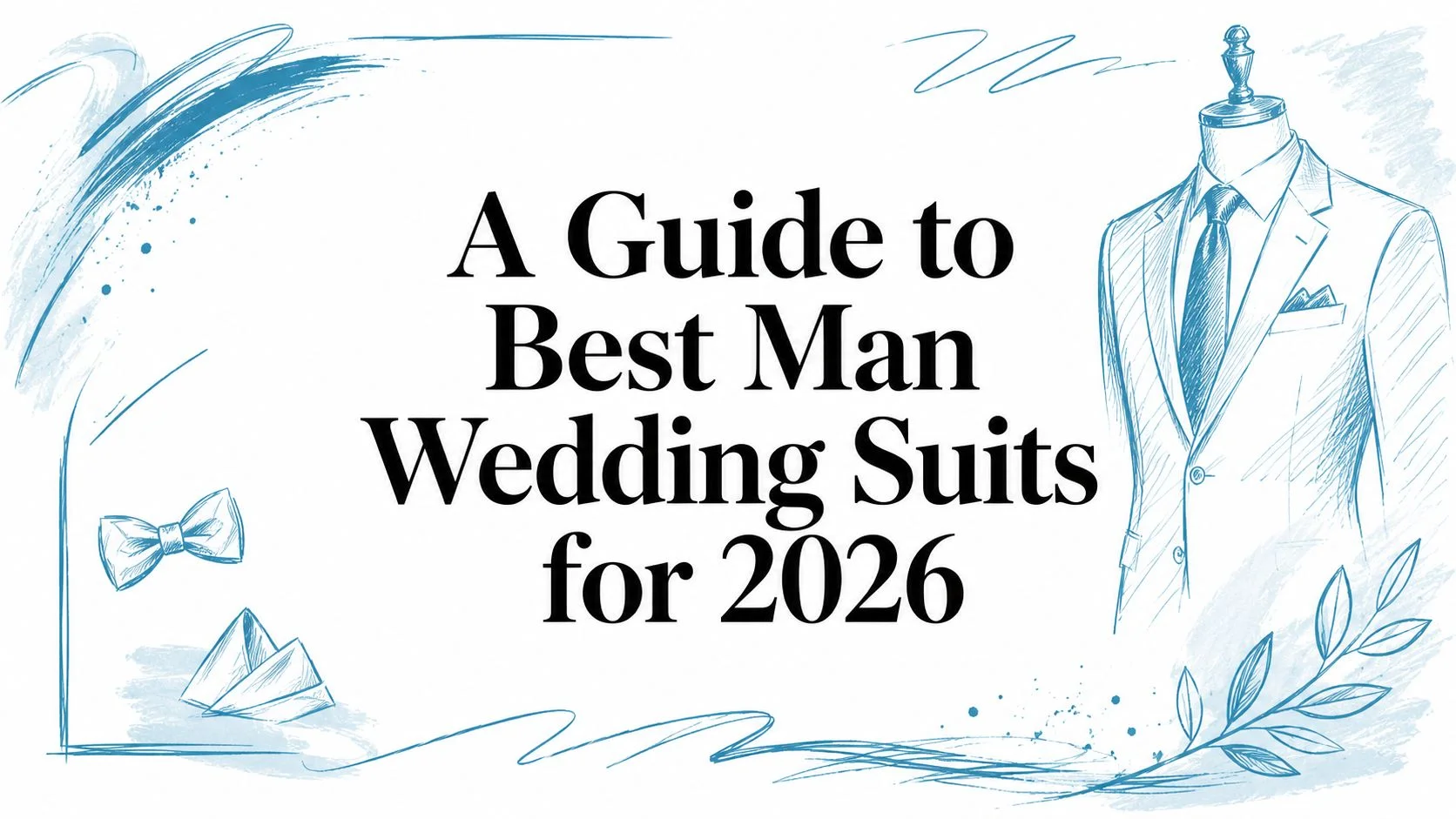 Best man wedding suits suit illustration