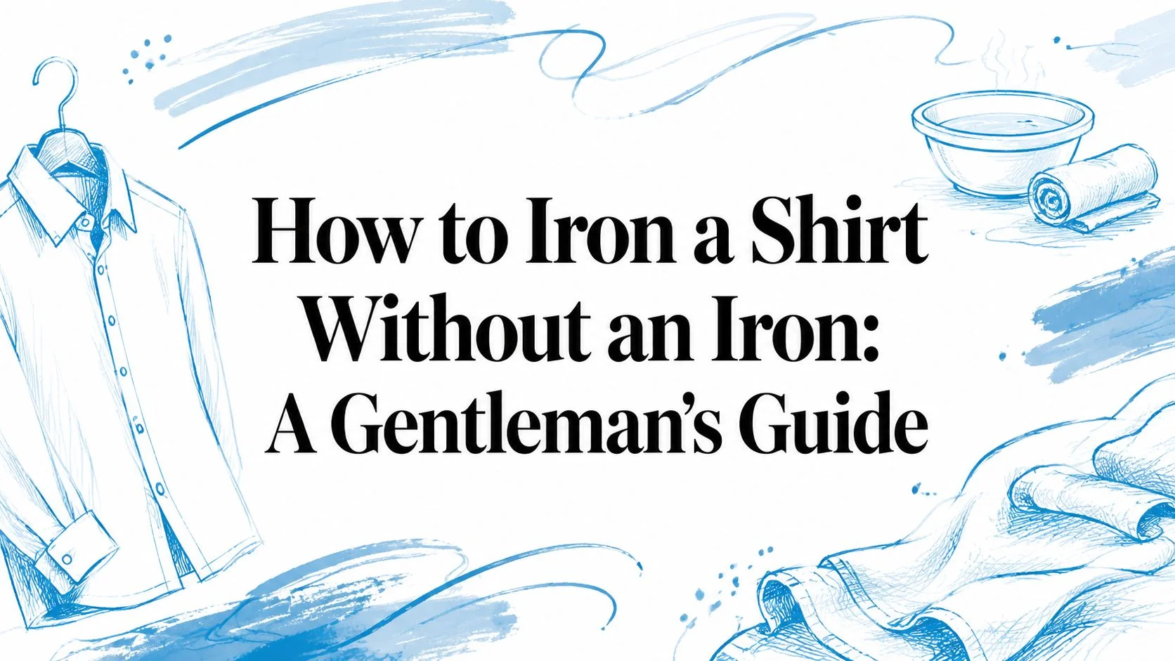 How to iron a shirt without an iron gentlemans guide