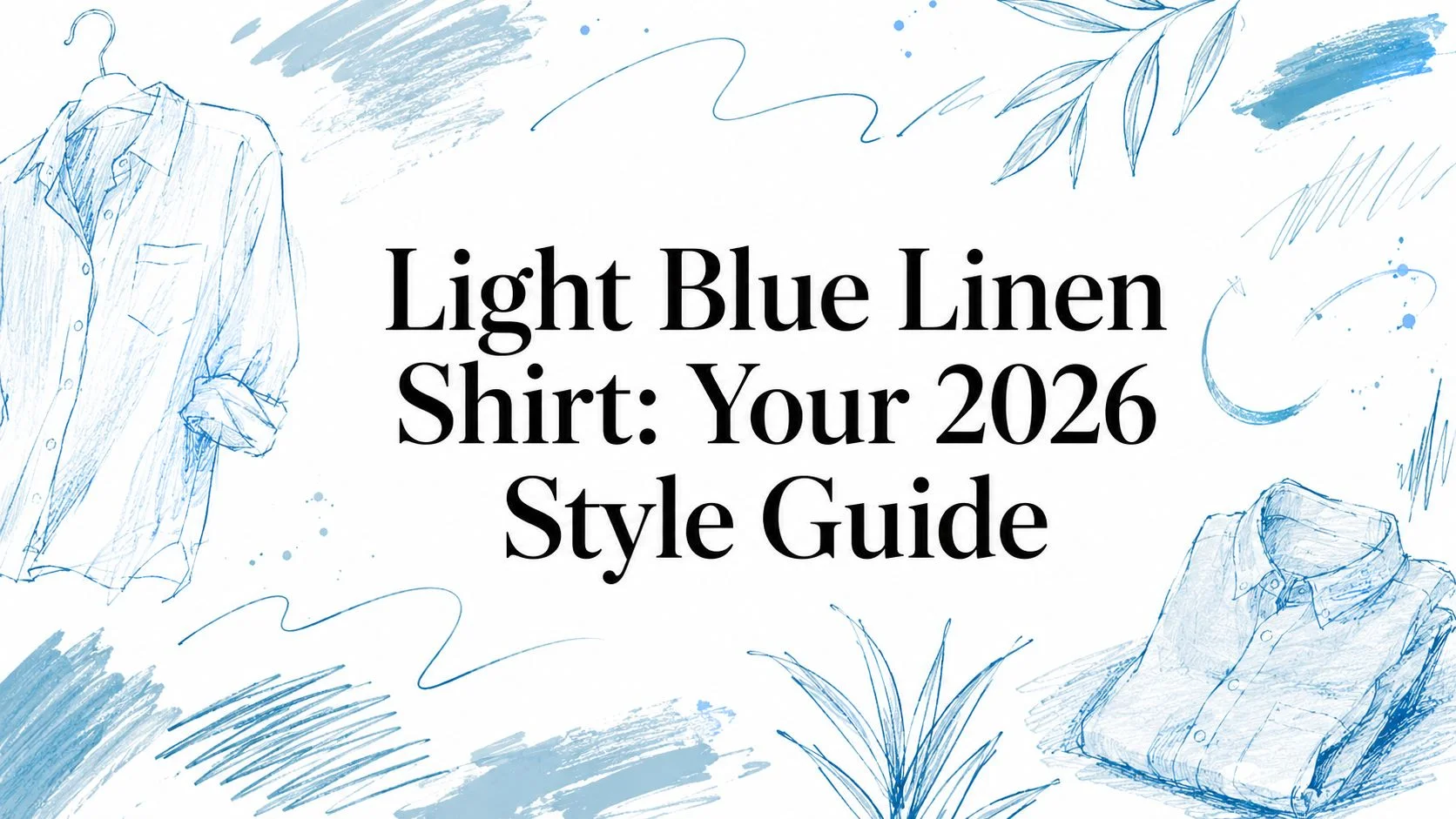 Light blue linen shirt fashion guide