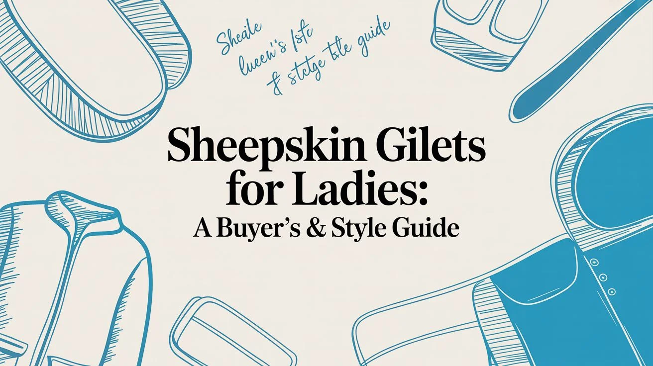 Sheepskin gilets for ladies fashion guide