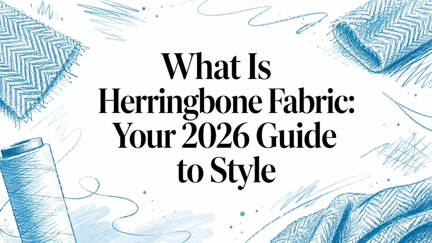 What is herringbone fabric fabric texture